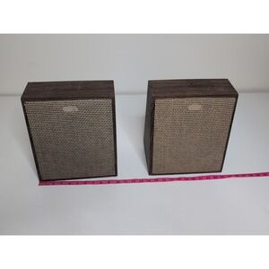 pair Of Vintage Utah Sound speaker 11" Wood Cabinets WEK-ABS8 SP8FC-1